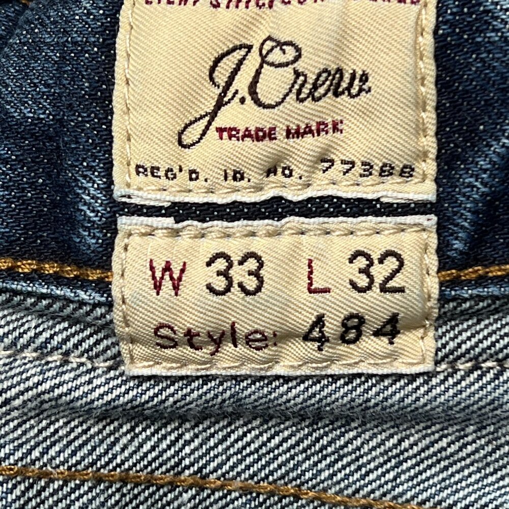J CREW Men's 484 Slim-Fit Jeans Size 33/32 (New)